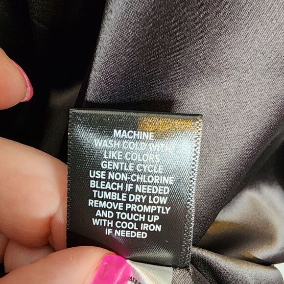 6X 30W Torrid Black White Retro Gingham Plaid Blazer Crepe Open Shawl Collar Plu - Picture 7 of 9